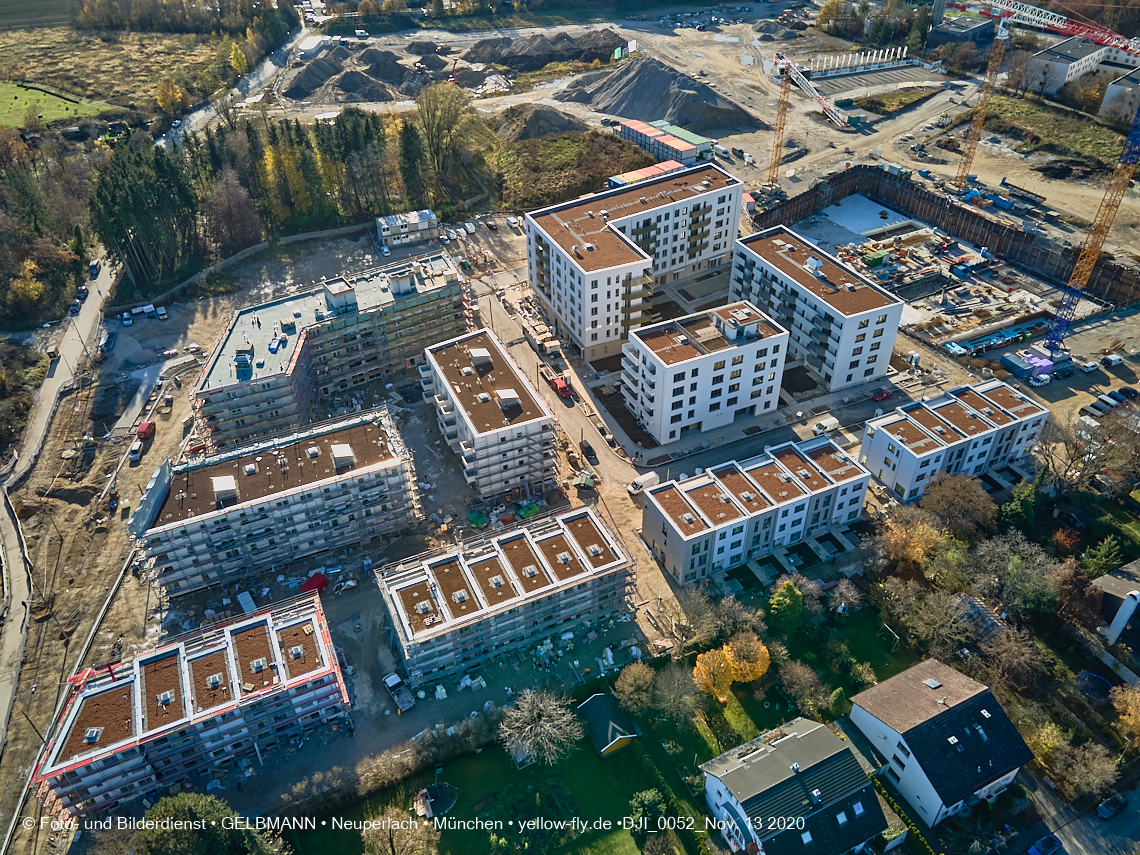 13.11.2020 - Piederstorfer Gelände und Alexisqaurtier am Karl-Marx-Ring in Neuperlach